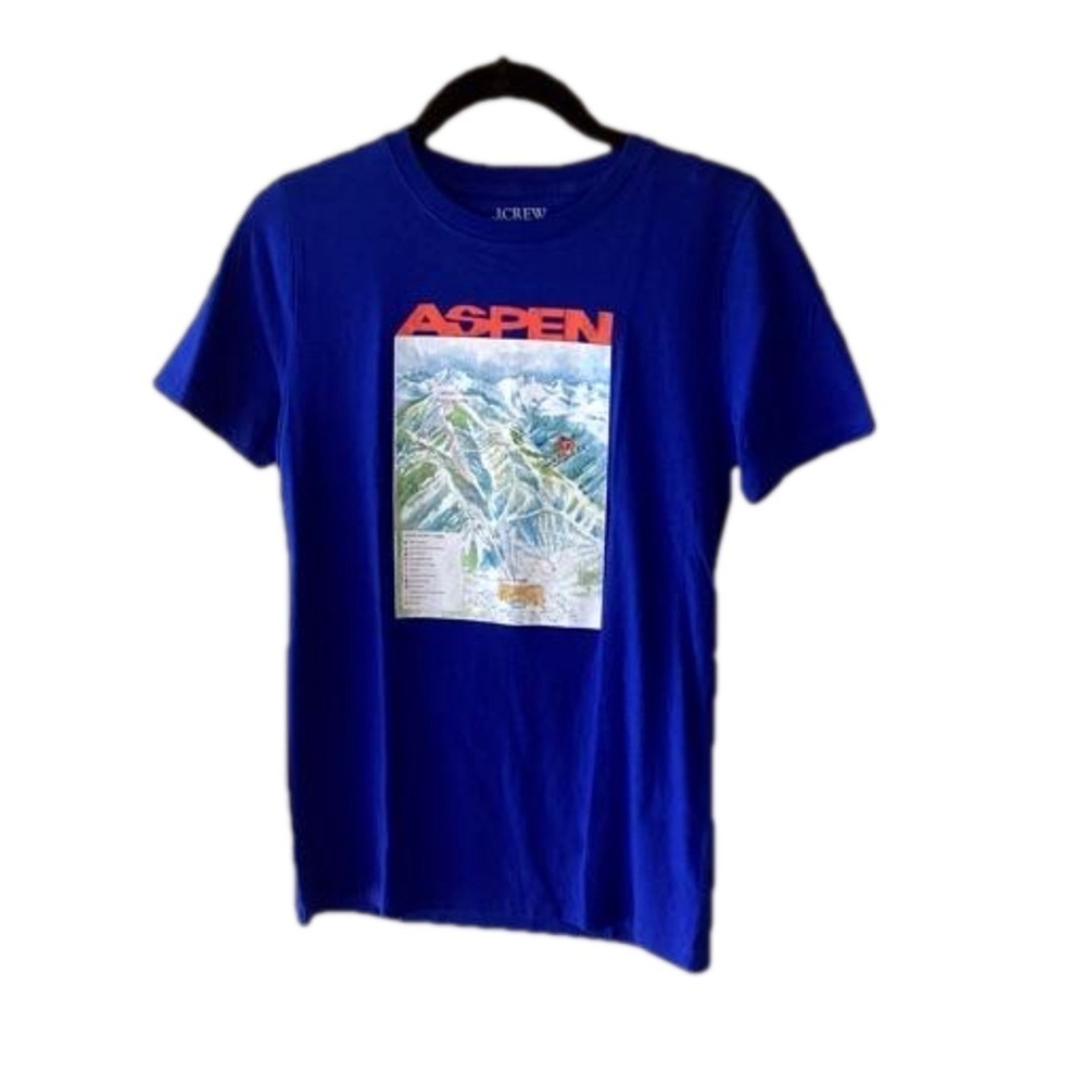 NEW J. Crew Aspen Graphic Broken-In Jersey Tee XXS